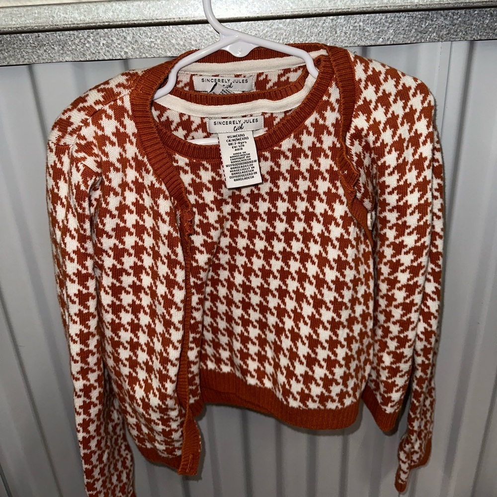 Sincerely Jules vest and cardigan set